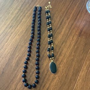 2 piece necklaces Black